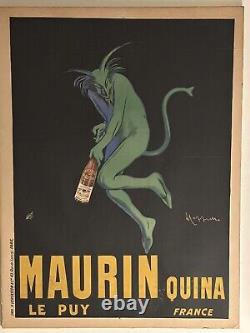 Affiche ancienne original- CAPPIELLO MAURINQUINA 1906 120/160 Vercasson