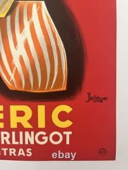 Affiche ancienne originale BERLINGOTS EYSSÉRIC BELLENGER ANNÉES 50