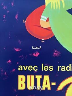 Affiche ancienne originale BUTA-TERM'X années 60- Nicole CONSTANT