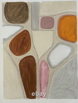 Affiche ancienne originale Bally abstract 1976 VILLEMOT