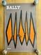 Affiche Ancienne Originale Bally Losanges 1969 Villemot