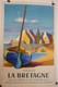 Affiche Ancienne Originale Bretagne Sncf 1958 Nathan Entoil&eacute;e