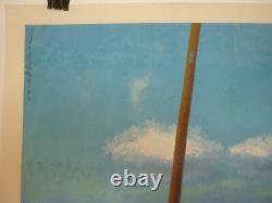 Affiche ancienne originale Bretagne SNCF 1958 Nathan entoilée