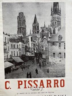 Affiche ancienne originale C. Pissarro 1956