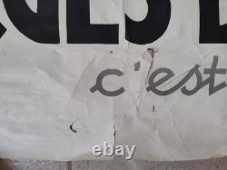 Affiche ancienne originale Camembert Georges Bisson