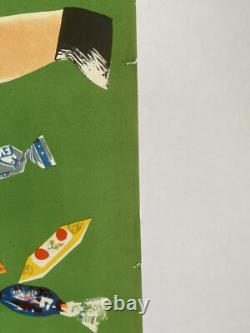 Affiche ancienne originale Confiserie Polonaise La Meillure