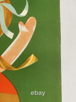Affiche ancienne originale Confiserie Polonaise La Meillure