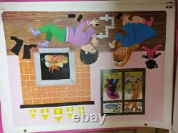 Affiche ancienne originale École Primaire