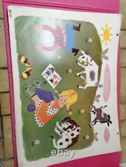 Affiche ancienne originale École Primaire