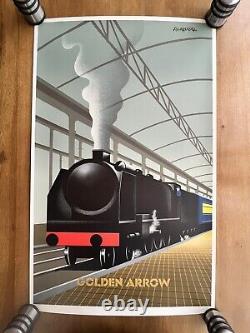 Affiche ancienne originale Golden Arrow FIX-MASSEAU 1989