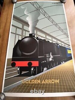 Affiche ancienne originale Golden Arrow FIX-MASSEAU 1989