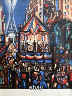 Affiche ancienne originale Gromaire 1964
