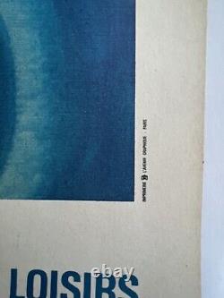 Affiche ancienne originale Jeunesse au plein air 1975 Hervé Morvan