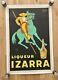 Affiche Ancienne Originale Liqueur Izarra 1934 Zulla