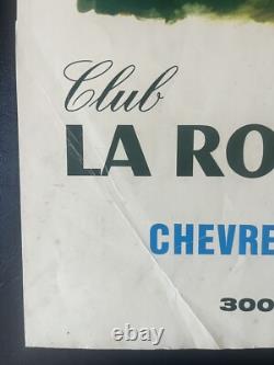 Affiche ancienne originale La Roche Couloir VILLEMOT 1980