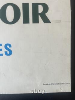 Affiche ancienne originale La Roche Couloir VILLEMOT 1980
