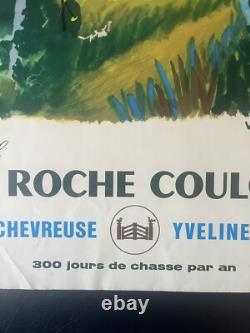 Affiche ancienne originale La Roche Couloir VILLEMOT 1980