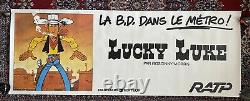 Affiche ancienne originale Lucky Luke