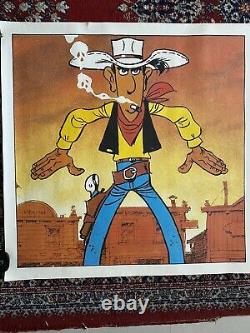 Affiche ancienne originale Lucky Luke
