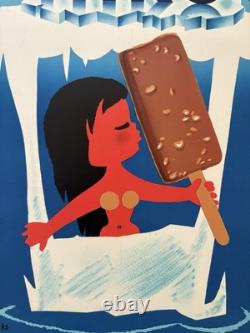 Affiche ancienne originale MIKO SAINT GENIÈS années 60