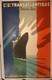 Affiche Ancienne Originale Paul Colin Transatlantique Vers 1950 Entoilée