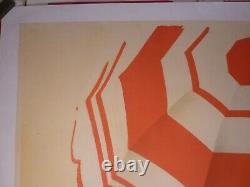 Affiche ancienne originale Playas de Andalucia Espagne Spain Morell rare 1950