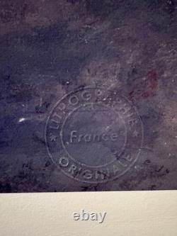 Affiche ancienne originale RHUM CHAUVET SAVIGNAC