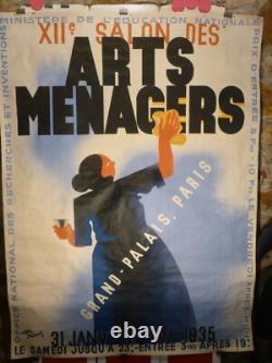 Affiche ancienne originale Roger Perot 1935