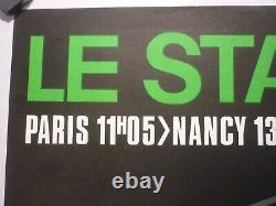 Affiche ancienne originale SNCF Foré Paris Nancy Strasbourg 1971 TEE
