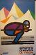 Affiche Ancienne Originale Sncf Ski Train Sport D'hiver Montagne 1970 Georget