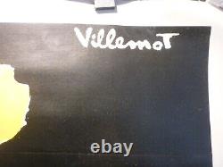 Affiche ancienne originale Villemot Bally 175 x 118 circa 1980 entoilée