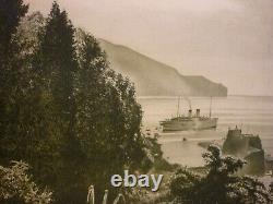 Affiche ancienne originale ile de Madère Portugal Funchal vers 1950 très rare