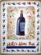 Affiche Ancienne Originale Willi's Wine Bar, Artiste Cathy Millet 1986