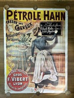 Affiche ancienne, pétrole hann, F. Vibert, imp. F. O. T Lyon, coulange Lautrec