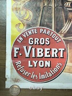 Affiche ancienne, pétrole hann, F. Vibert, imp. F. O. T Lyon, coulange Lautrec