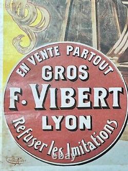 Affiche ancienne, pétrole hann, F. Vibert, imp. F. O. T Lyon, coulange Lautrec