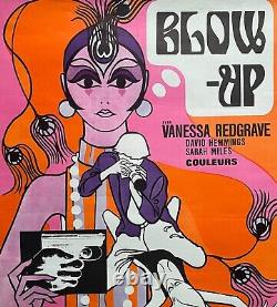 Affiche belge BLOW-UP Michelangelo ANTONIONI David HEMMINGS Pop Psychedelic 1967