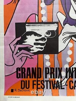 Affiche belge BLOW-UP Michelangelo ANTONIONI David HEMMINGS Pop Psychedelic 1967