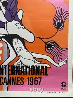 Affiche belge BLOW-UP Michelangelo ANTONIONI David HEMMINGS Pop Psychedelic 1967