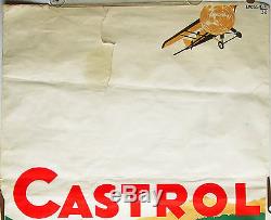 Affiche de 1932 pour les huiles automobiles Castrol par Linossier