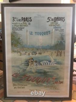 Affiche du TOUQUET ancienne originale rare