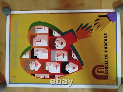 Affiche fore Contresignée par l'artiste