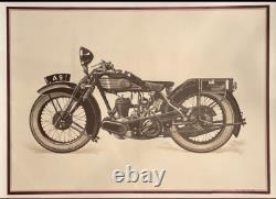 Affiche moto, Affiche ancienne