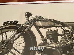 Affiche moto, Affiche ancienne