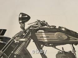 Affiche moto, Affiche ancienne