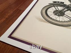 Affiche moto, Affiche ancienne