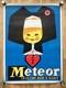 Affiche Originale Bière Météor 1964 Alain Gauthier