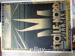 Affiche originale CASSANDRE Étoile du Nord 1927