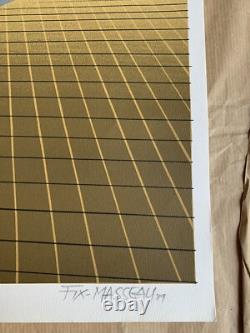 Affiche originale Golden Arrow Fix-Masseau 1989 Lithographie