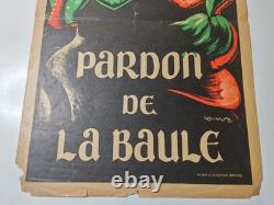 Affiche originale Pardon de La Baule 18 Août Émile Guillaume années